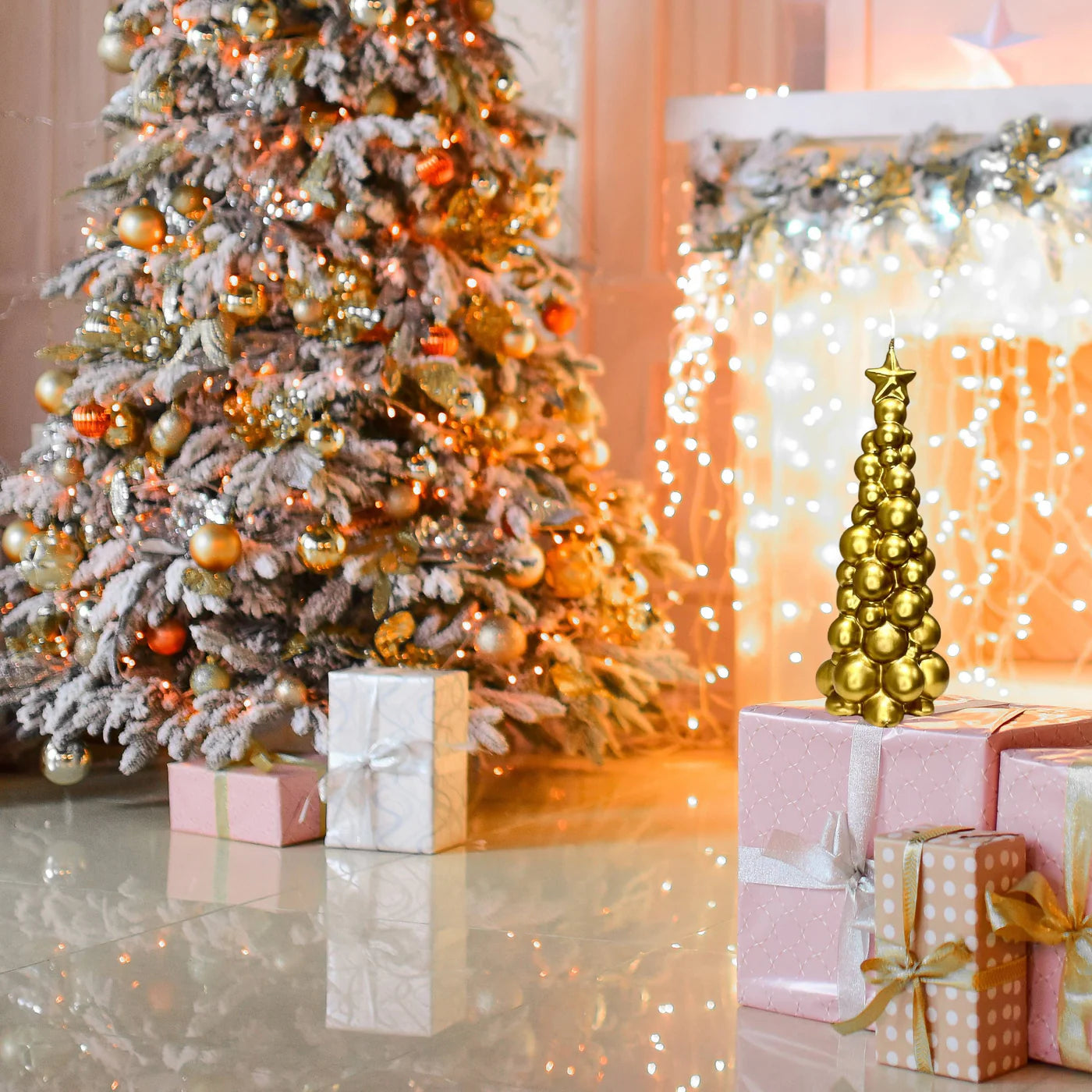 Candela Graziani Albero Mosca Collection Oro 47 cm