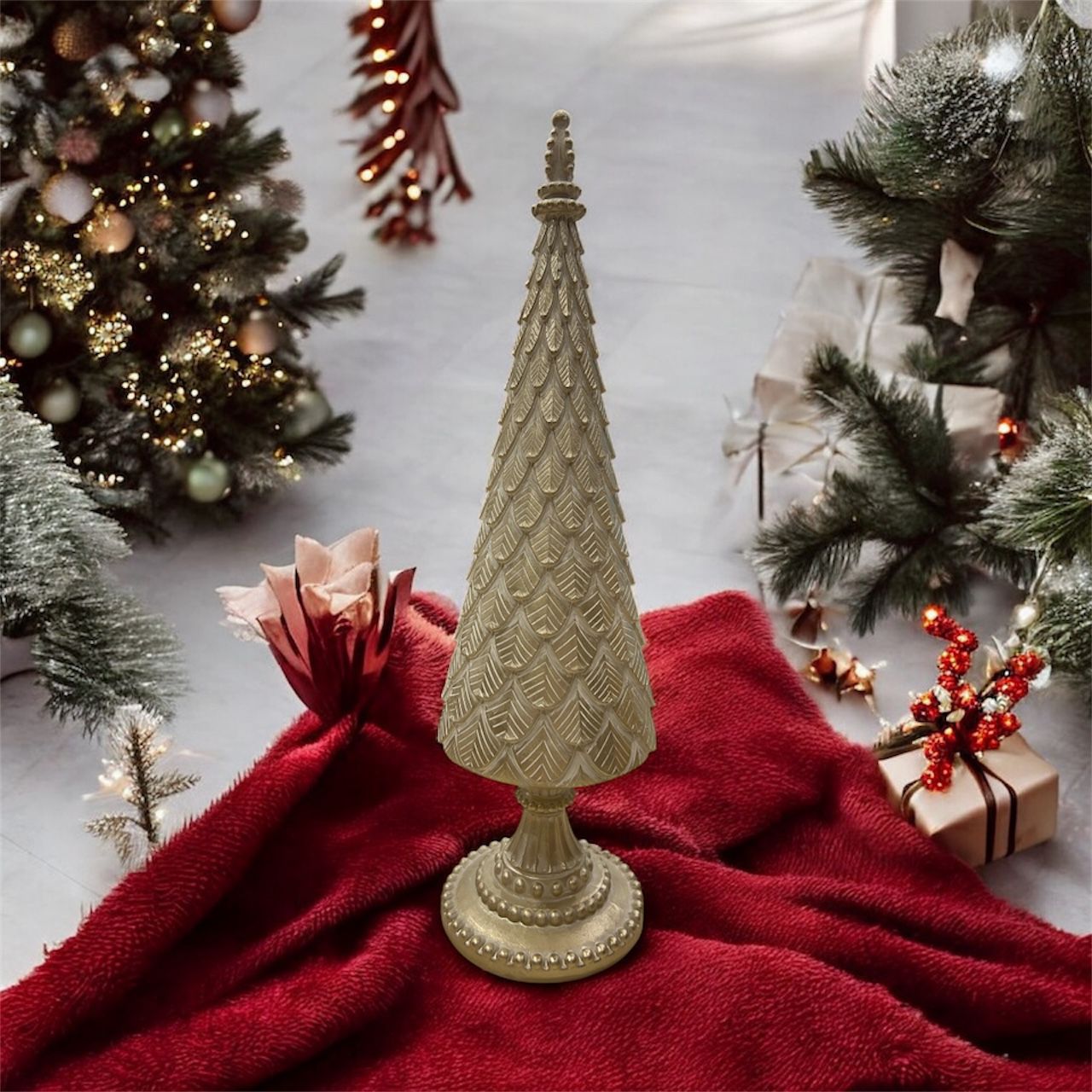 Albero Decorativo Dorato Fade 42 cm