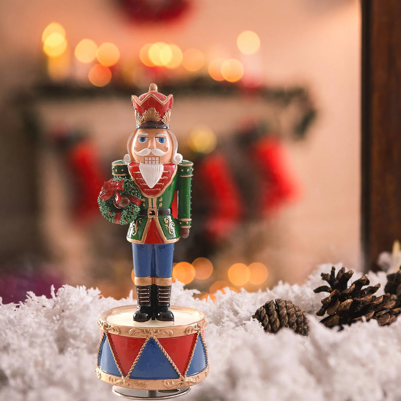 Schiaccianoce Carillon Vetur Verde 22 cm 23905