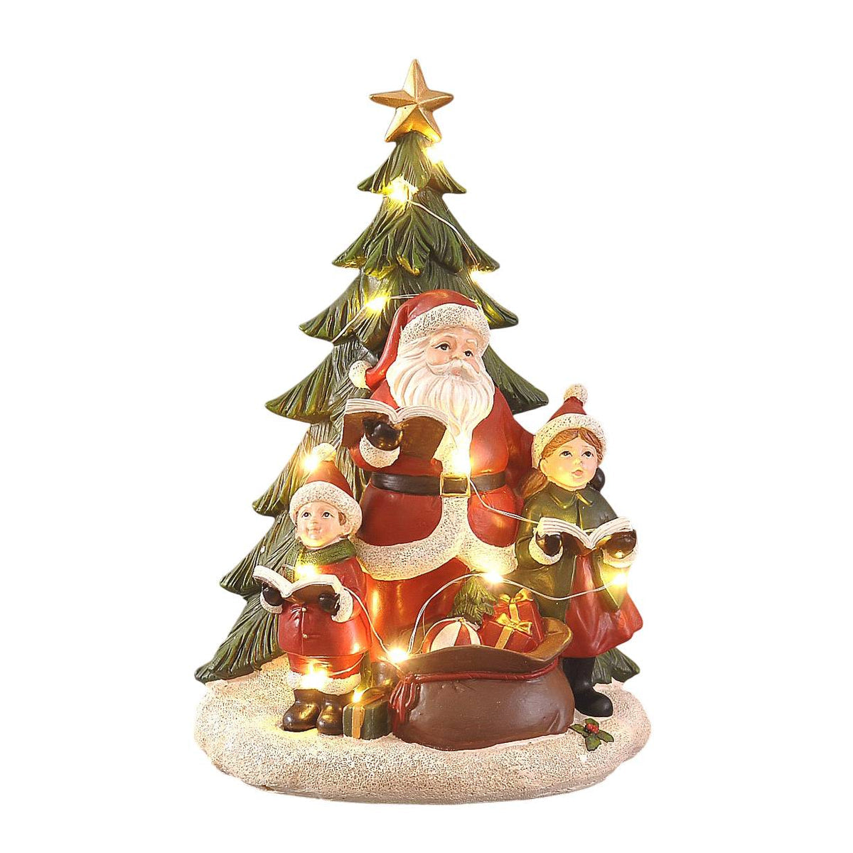 Albero Di Natale Con Babbo Natale Vetur 27,50 cm 93539