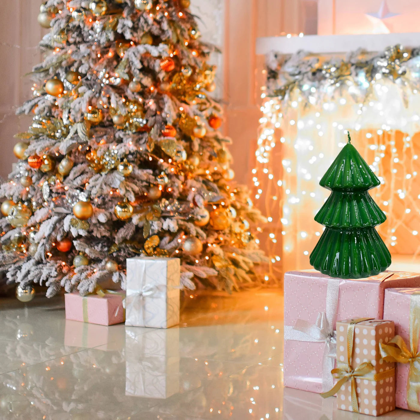 Candela Graziani Albero Tokyo Collection Verde 17 cm