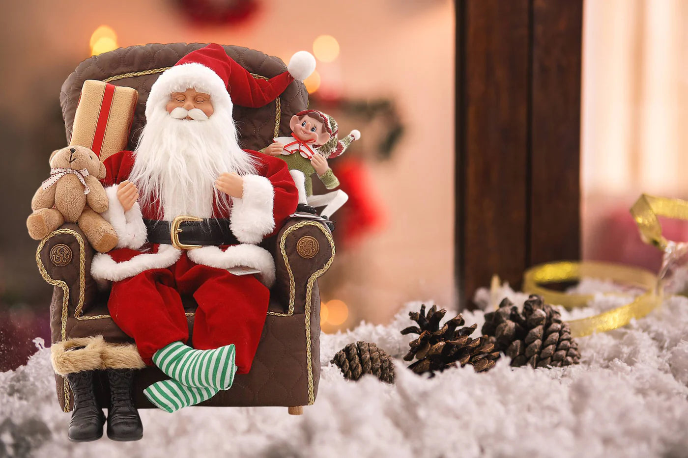 Babbo Natale Vetur Rosso 44,50 cm