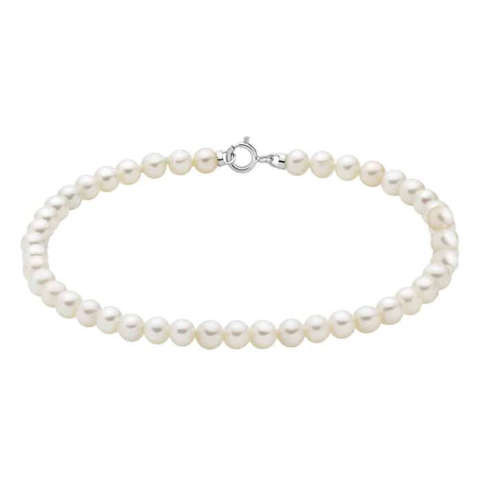 Bracciale Donna Mikiko Oro 18 KT Perla Fresh Water 4-4,5 mm