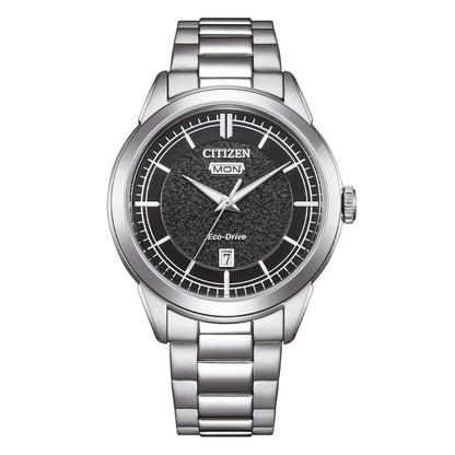 Orologio Uomo Citizen Nero Eco-Drive Acciaio Data