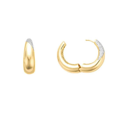 Orecchino Donna 4US Cesare Paciotti Ottone Oro Pvd Zirconi