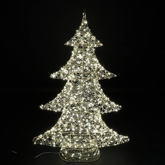 Albero Decostar Oro Led Altezza 100 cm