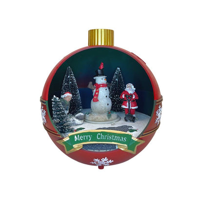 Palla Di Natale Luville Babbo Natale Pupazzo Di Neve