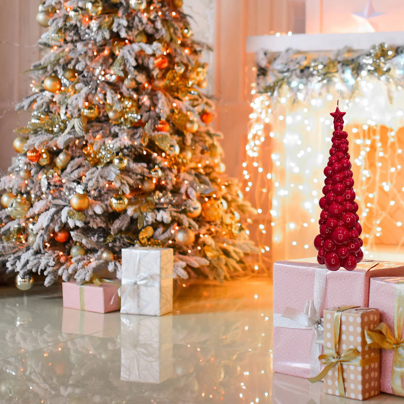 Candela Graziani Albero Mosca Collection Rosso 30 cm