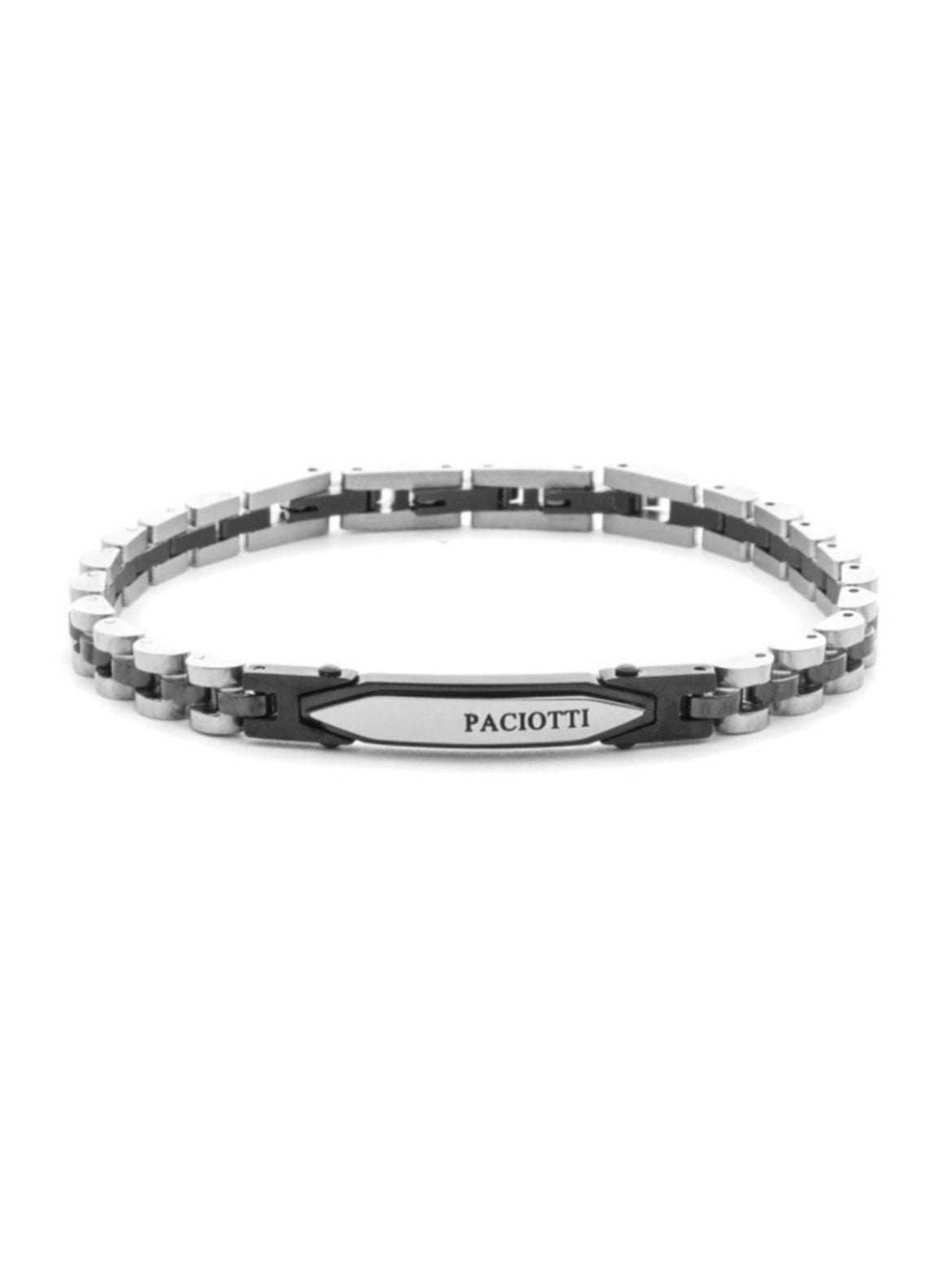 Bracciale Uomo 4US Cesare Paciotti Acciaio Targhetta
