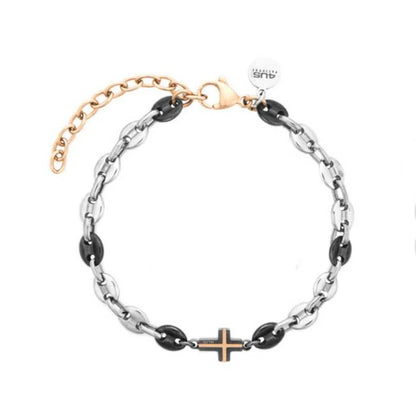 Bracciale Uomo 4US Cesare Paciotti Acciaio Croce