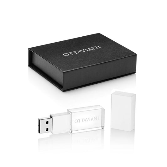 Chiavetta usb ottaviani bianca 8 gb