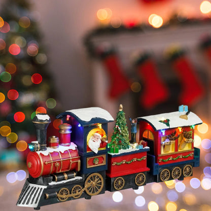 Trenino Di Natale Luville Babbo Natale Luci