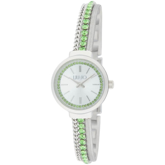 Orologio Donna Liu jo chains ensemble silver verde