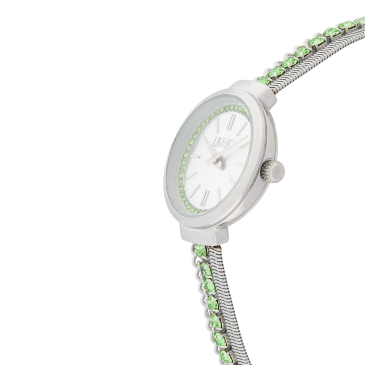 Orologio Donna Liu jo chains ensemble silver verde