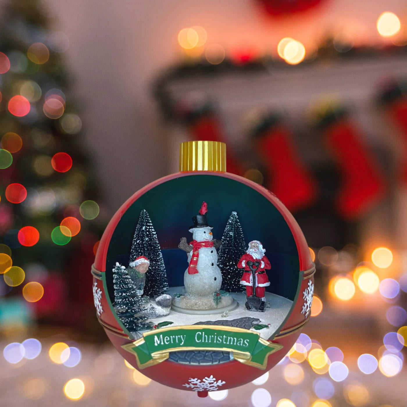 Palla Di Natale Luville Babbo Natale Pupazzo Di Neve