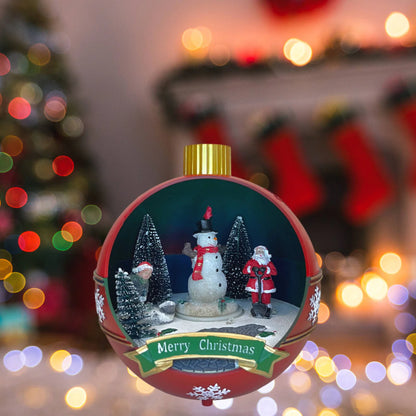 Palla Di Natale Luville Babbo Natale Pupazzo Di Neve