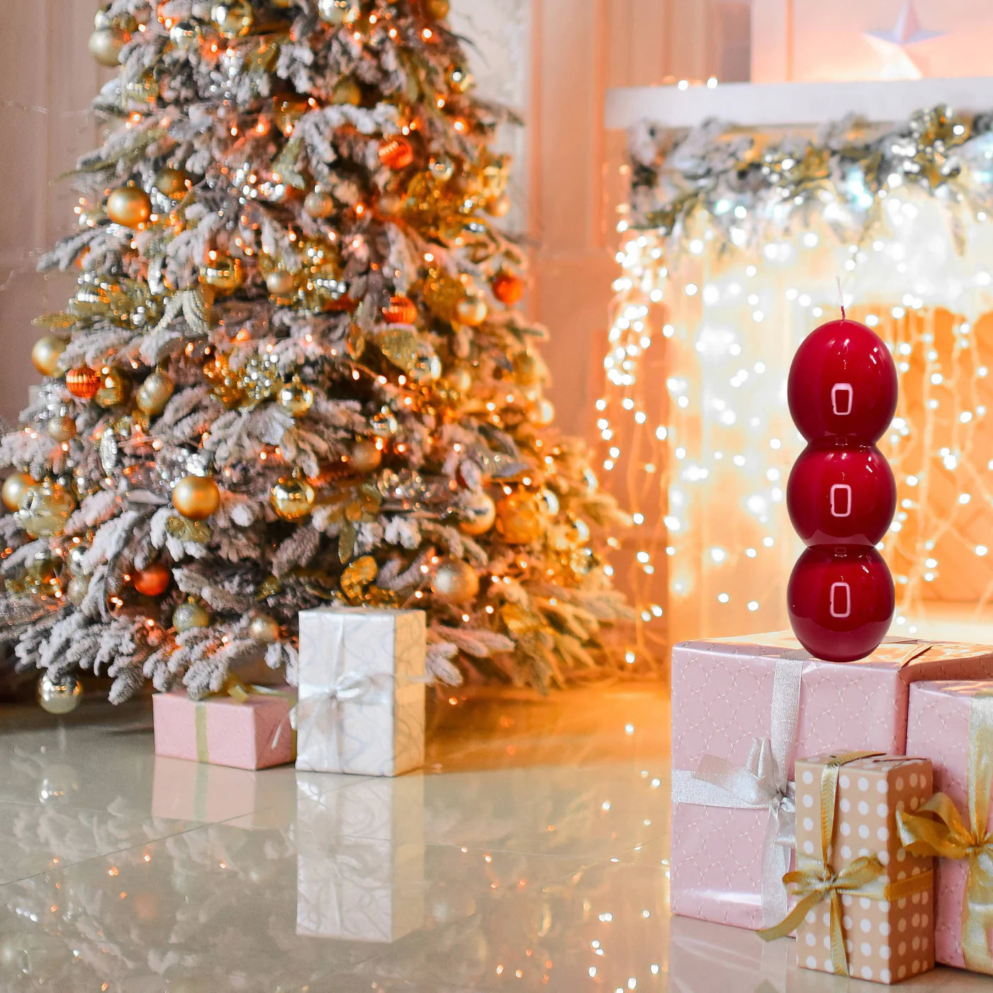 Candela Graziani Albero Londra Collection Rosso 22 cm