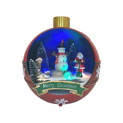 Palla Di Natale Luville Babbo Natale Pupazzo Di Neve