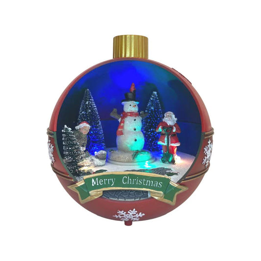 Palla Di Natale Luville Babbo Natale Pupazzo Di Neve