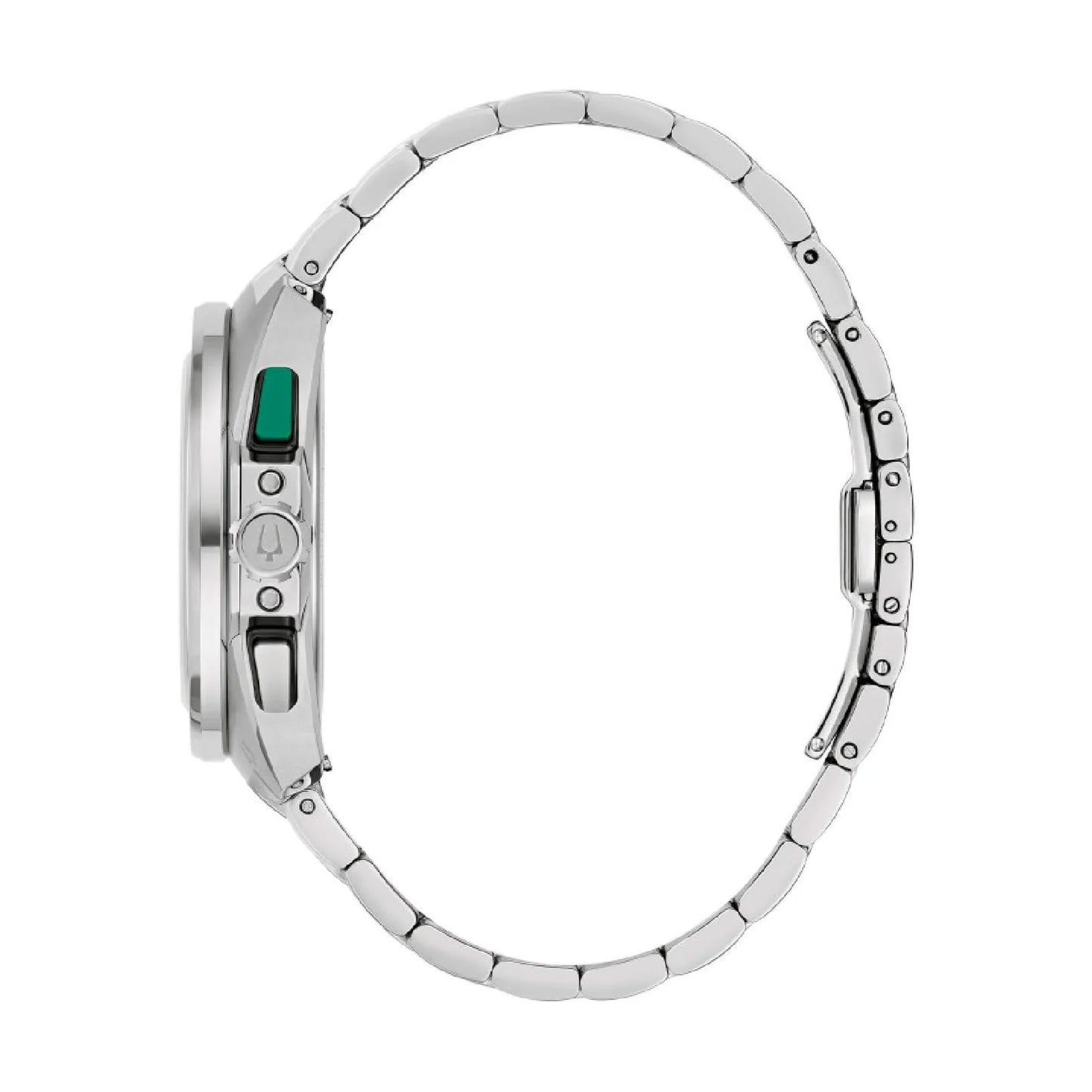 Orologio Uomo Bulova Racer In Acciaio Quadrante Bicolore Verde Nero