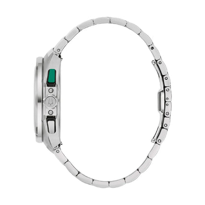 Orologio Uomo Bulova Racer In Acciaio Quadrante Bicolore Verde Nero