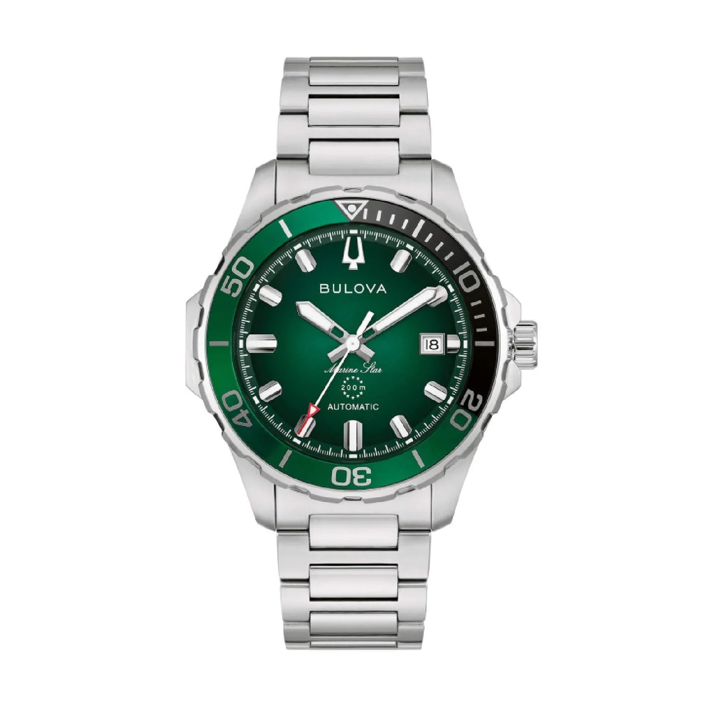 Orologio Uomo Bulova Automatico Marine Star Quadrante Verde e Nero