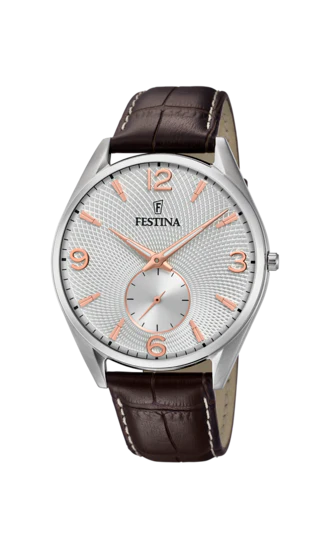 Orologio Uomo Festina Acciaio/Pelle Collezione Retro