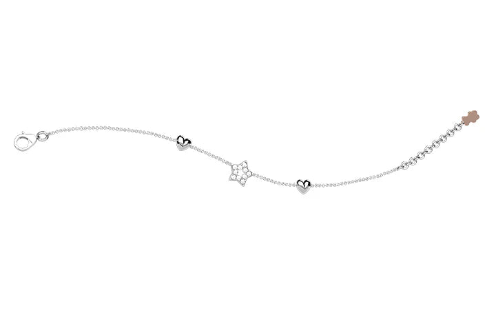 Bracciale Argento 925 con Stella