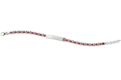 Bracciale Bolas Targhetta Arg 925