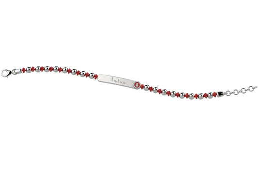 Bracciale Bolas Targhetta Arg 925