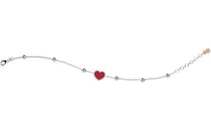 Bracciale con Cuore Rosso