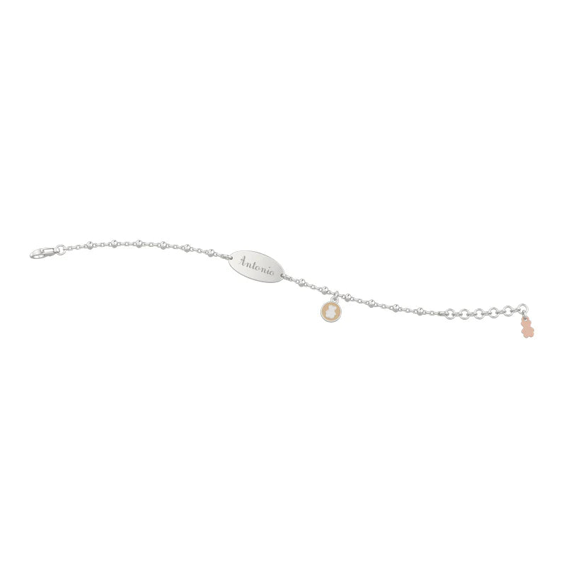 Bracciale Con Targhetta BimBo Arg 925