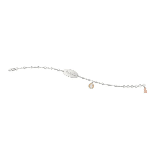 Bracciale Con Targhetta BimBo Arg 925