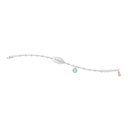 Bracciale Con Targhetta BimBo Arg 925