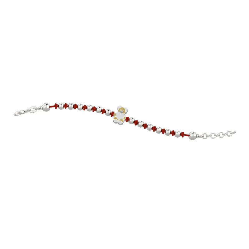 Bracciale Nodino Rosso  Ag 925