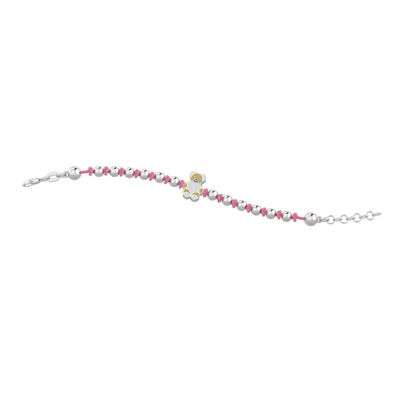 Bracciale Nodino Rosa Ag 925