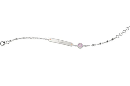 Bracciale Targhetta BimBa Arg 925