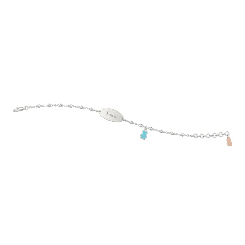 Bracciale Con Targhetta BimBo Arg 925