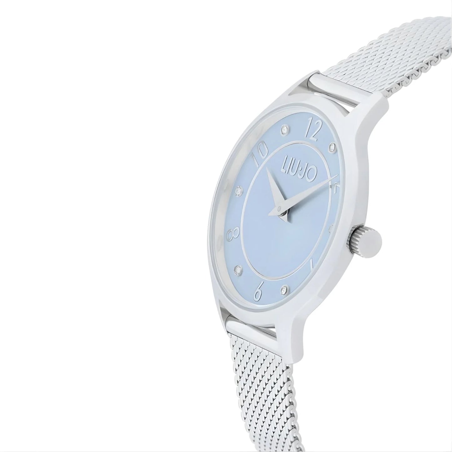 Orologio Donna  Liu Jo Casual Aura Lux azzurro con maglia Milano