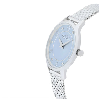 Orologio Donna  Liu Jo Casual Aura Lux azzurro con maglia Milano
