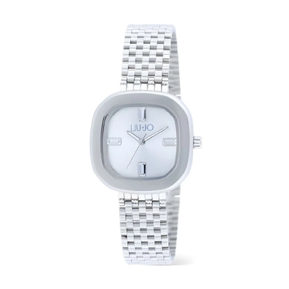 Orologio Liu Jo Donna Elison Silver al quarzo quadrante cristalli bianchi