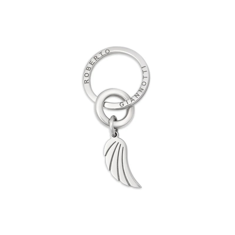 Portachiavi ala in argento