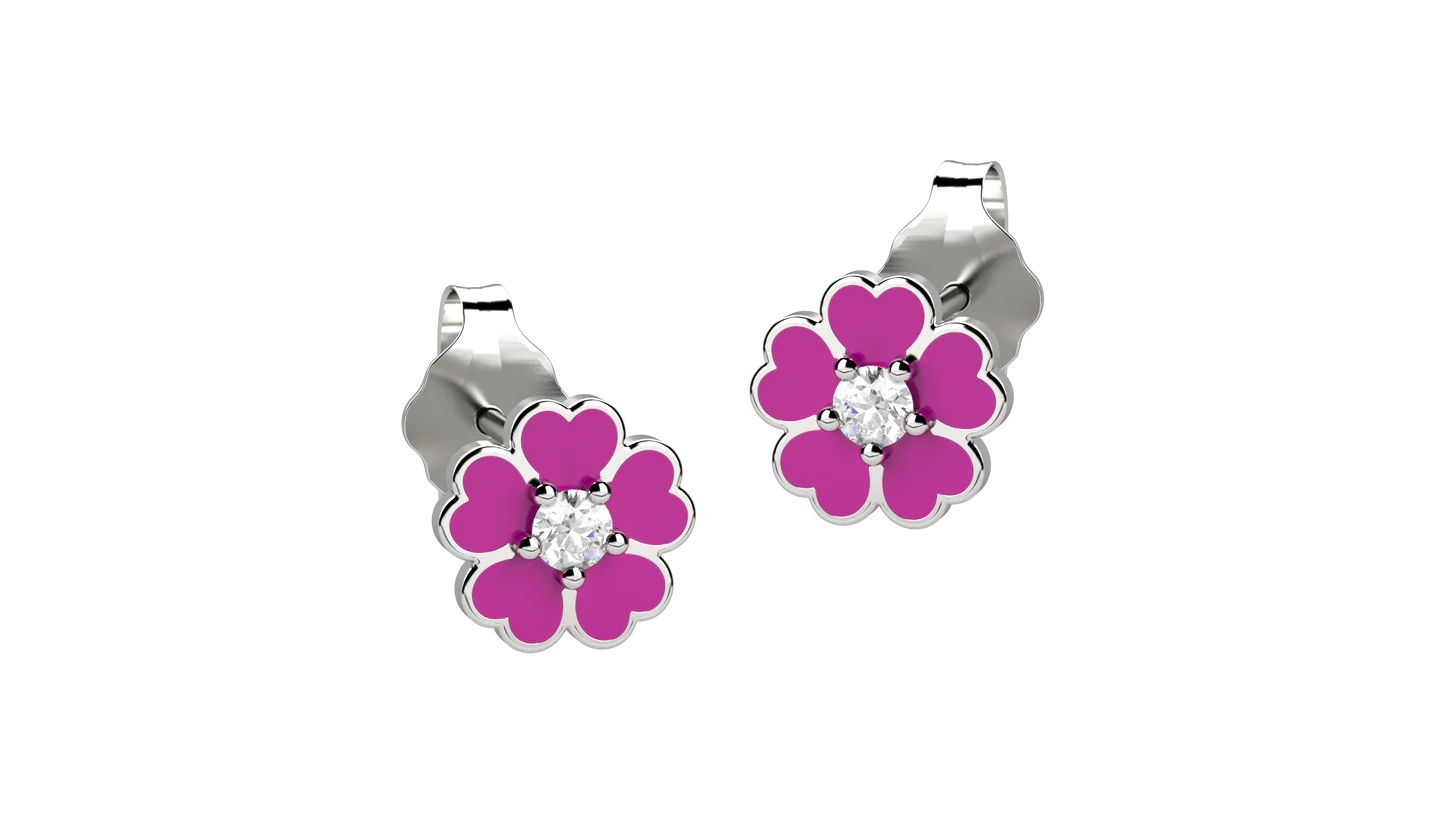 Orecchino Fiore Ag 925