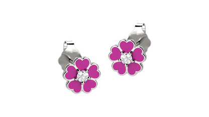 Orecchino Fiore Ag 925