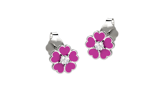 Orecchino Fiore Ag 925