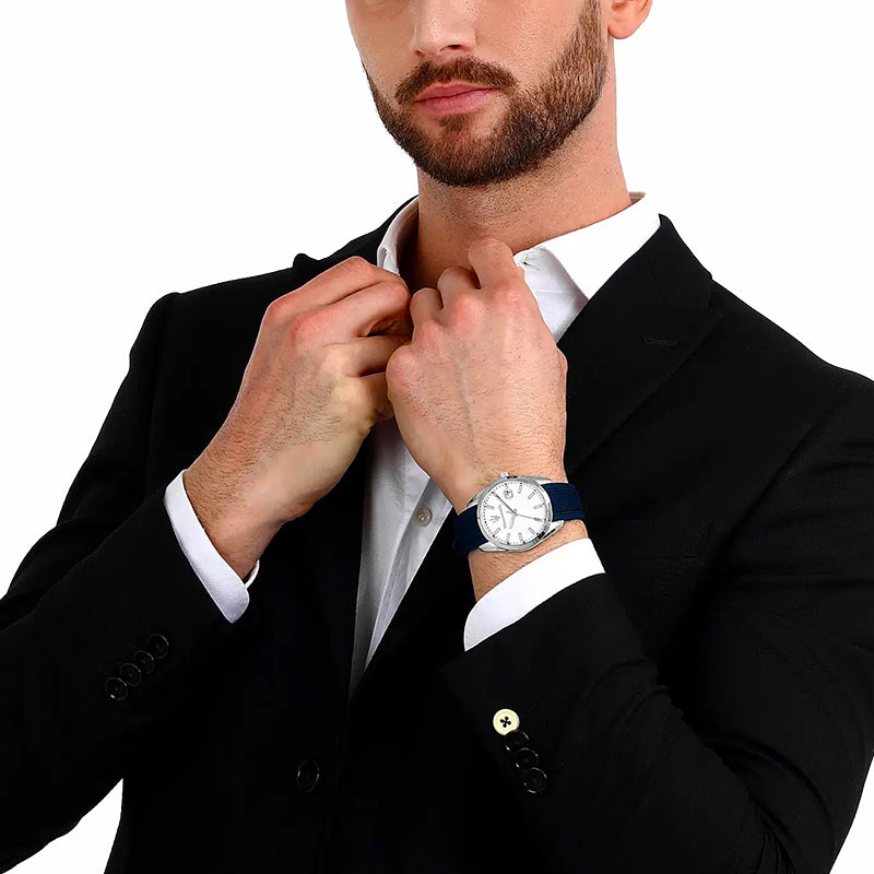 Orologio Uomo Maserati Attrazione Gomma Blu