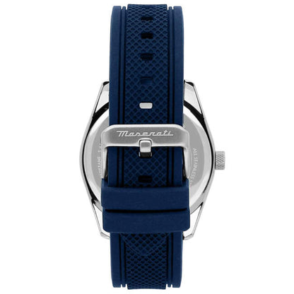 Orologio Uomo Maserati Attrazione Gomma Blu