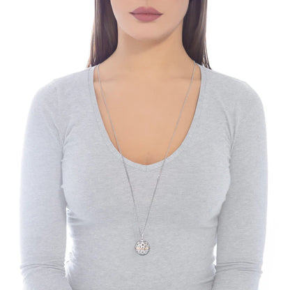 Collana Chiama Angeli Tutto Cio Che Desideri in Argento