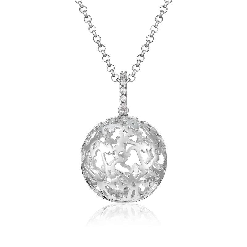 Collana Chiama Angeli In Argento e Zirconi