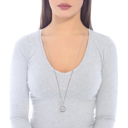 Collana Chiama Angeli In Argento e Zirconi